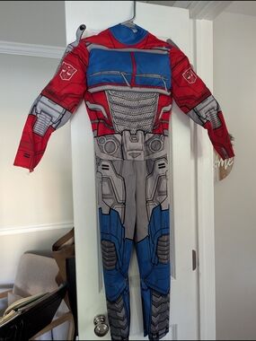Hasbro Red and Blue Superhero Robot Costume